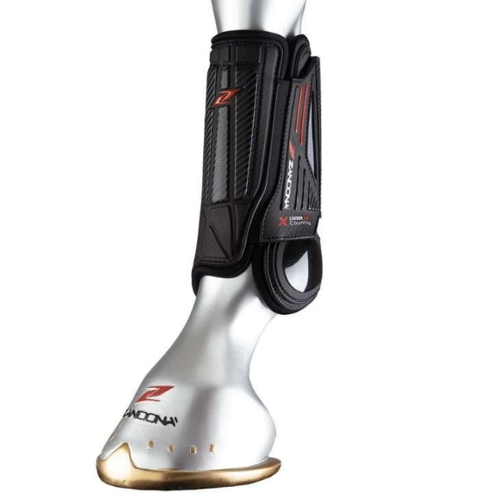 Terrengbelegg Carbon Air X-Country Front Svart i gruppen Hesteutstyr / Belegg & Bandasjer / Terrengbeskyttere hos Equinest (E2610BKSBKBA_r)