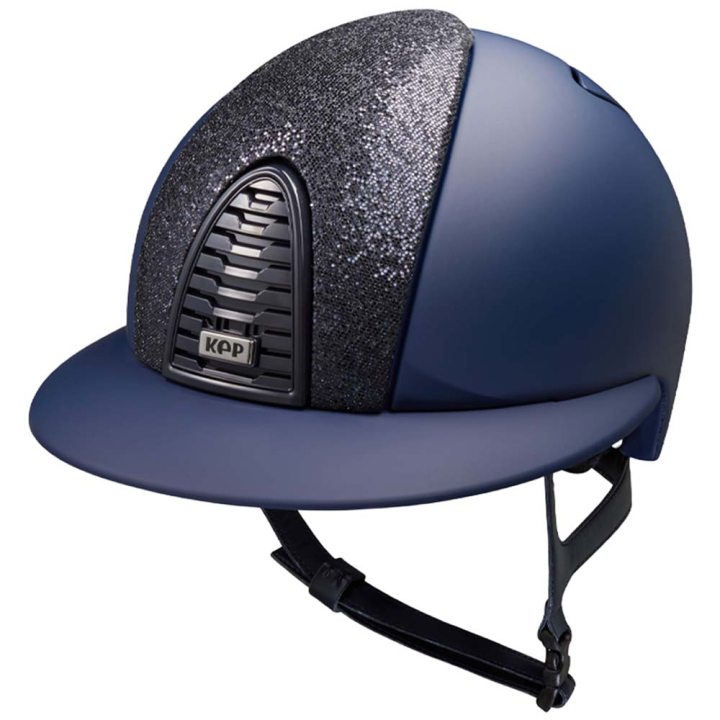 Ridehjelm Cromo 2.0 Matt Polo Inserto Glitter Marineblå i gruppen Rideutstyr / Ridehjelmer / Solskjerm hos Equinest (E54323L05071NA_r)