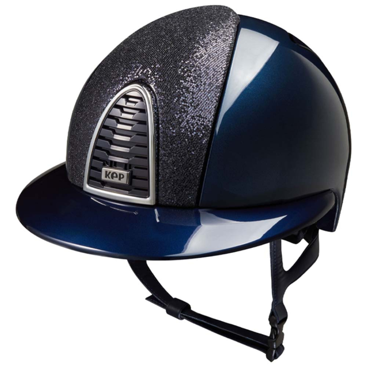 Ridehjelm Cromo 2.0 Shine Polo Inserto Glitter Marineblå i gruppen Rideutstyr / Ridehjelmer / Solskjerm hos Equinest (E54325L05071NA_r)