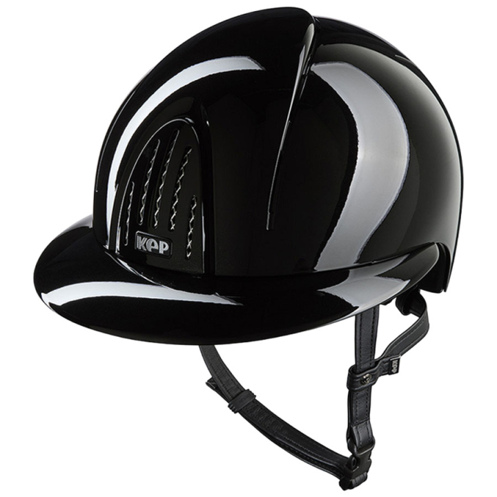 Ridehjelm Smart Nova Metal Polish Polo Svart i gruppen Rideutstyr / Ridehjelmer / Solskjerm hos Equinest (E54362B00171BA_r)