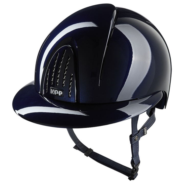 Ridehjelm Smart Nova Metal Polish Polo Marineblå i gruppen Rideutstyr / Ridehjelmer / Solskjerm hos Equinest (E54362L05071NA_r)