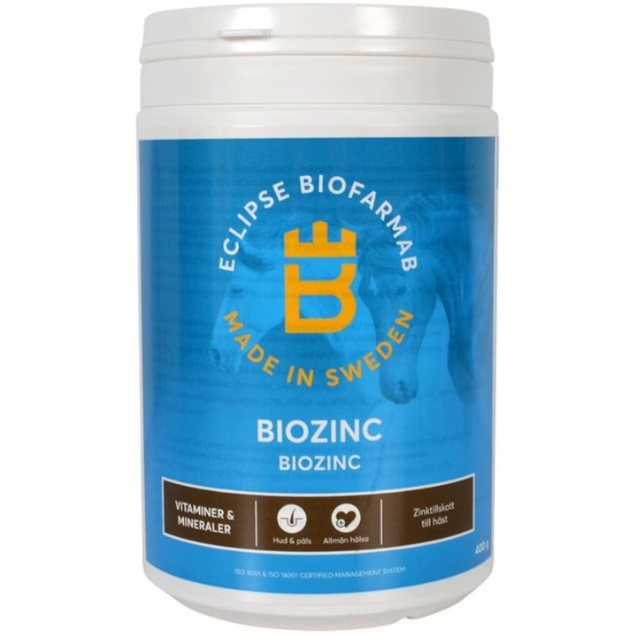 BioZinc 400g i gruppen Tilskudd / Tilskudd hest / Vitaminer & Mineraler hos Equinest (H12032)