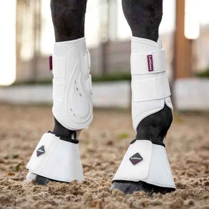Treningsbeskyttere ProShell Hvit i gruppen Hesteutstyr / Belegg & Bandasjer / Dressur- & Treningsbelegg hos Equinest (IT00636004WH_r)