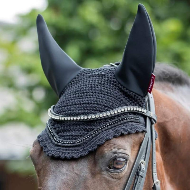 Ørehette Diamante Acoustic Soundless Svart i gruppen Hesteutstyr / Ørehetter hos Equinest (IT00808004BA_r)