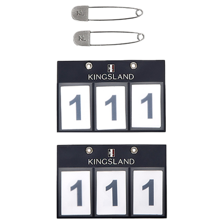 Nummerlapp Classic 2-pk Marineblå i gruppen Hesteutstyr / Tilbehør / Nummerlapper hos Equinest (KLC-HG-730MA-ONESIZE)