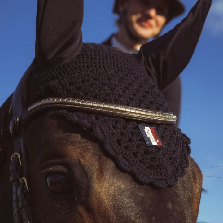 Ørehette Classic Marineblå i gruppen Hesteutstyr / Ørehetter hos Equinest (KLC-HG-750Ma_r)