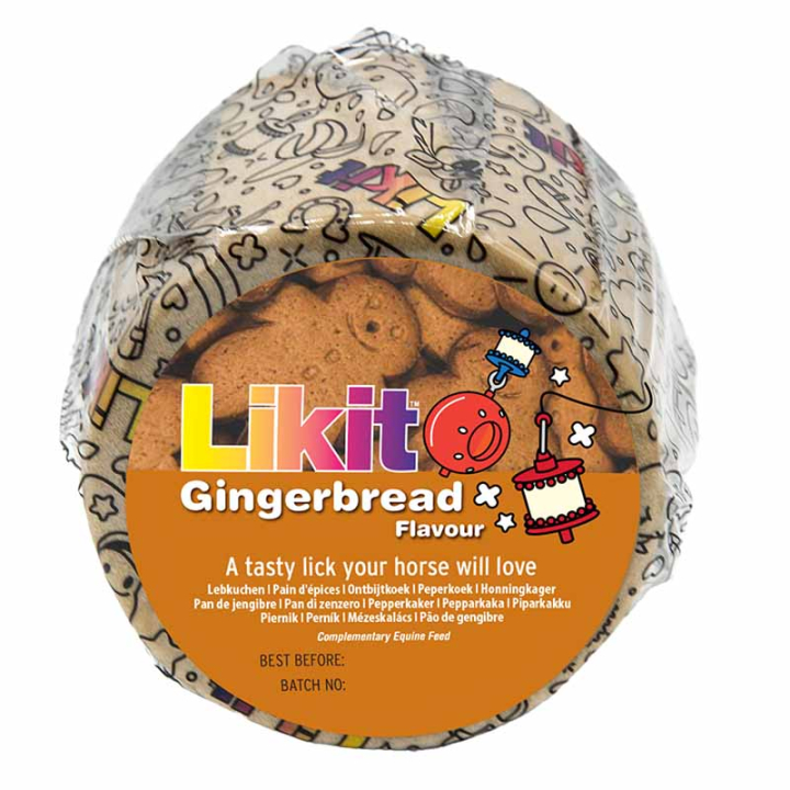 Saltstein Gingerbread Refill 650g i gruppen Tilskudd / Tilskudd hest / Saltsteiner & Slikkesteiner hos Equinest (LIKB2GB-650)