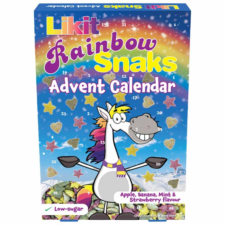 Adventskalender Hestegodteri Rainbow Snaks 200g i gruppen Stell & Pleie / Hestegodis hos Equinest (LIKITADST-200)