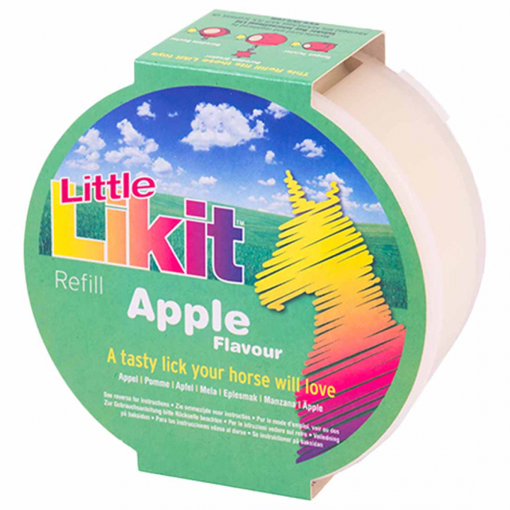 Sliksten Little Apple Refill uten hull 250g i gruppen Tilskudd / Tilskudd hest / Saltsteiner & Slikkesteiner hos Equinest (LIKLLAPEU-250)