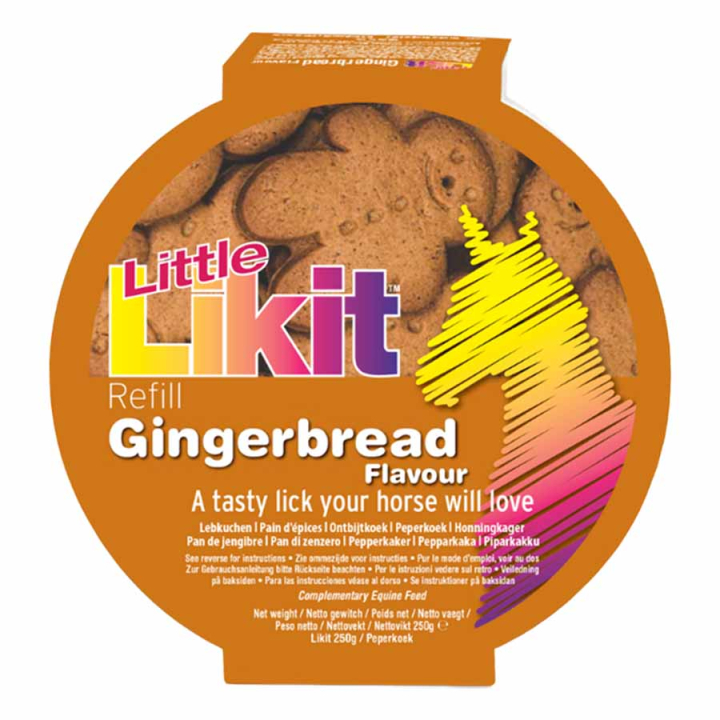 Saltstein Little Gingerbread Refill 250g i gruppen Tilskudd / Tilskudd hest / Saltsteiner & Slikkesteiner hos Equinest (LIKLLGB-250)