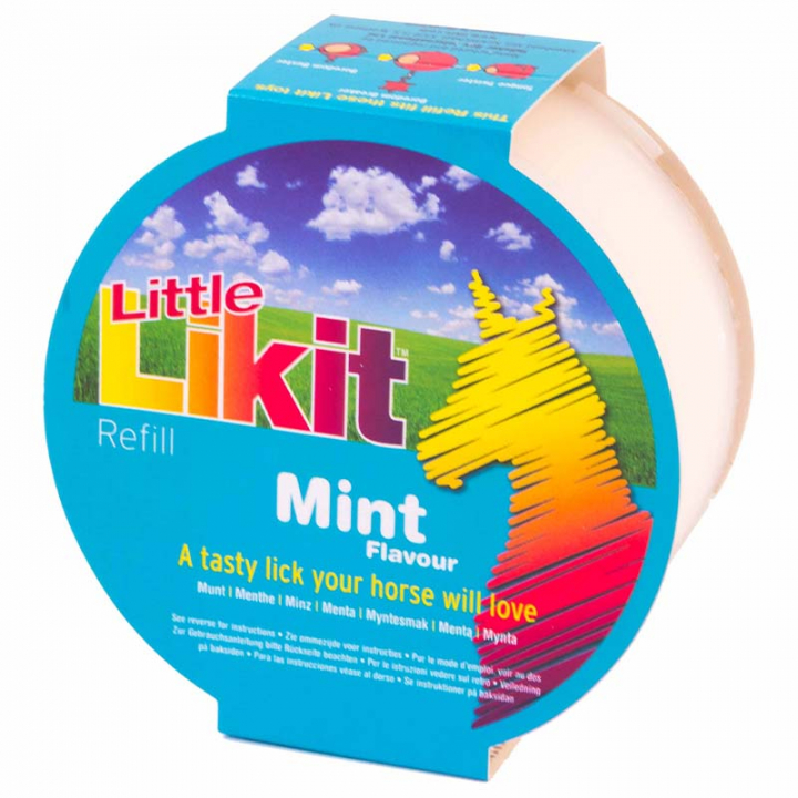 Sliksten Little Mint Refill uten hull 250g i gruppen Tilskudd / Tilskudd hest / Saltsteiner & Slikkesteiner hos Equinest (LIKLLMIEU-250)