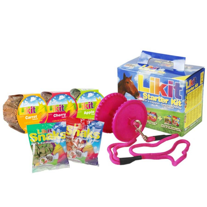Starter Kit Nivå 1 Rosa/Glitter i gruppen Tilskudd / Tilskudd hest / Saltsteiner & Slikkesteiner hos Equinest (LIKSTART202PI)
