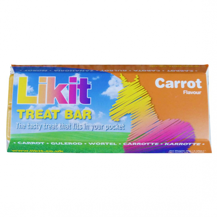 Hestegodis Treat Bar Carrot 90g i gruppen Stell & Pleie / Hestegodis hos Equinest (LIKTBCAEU-90)