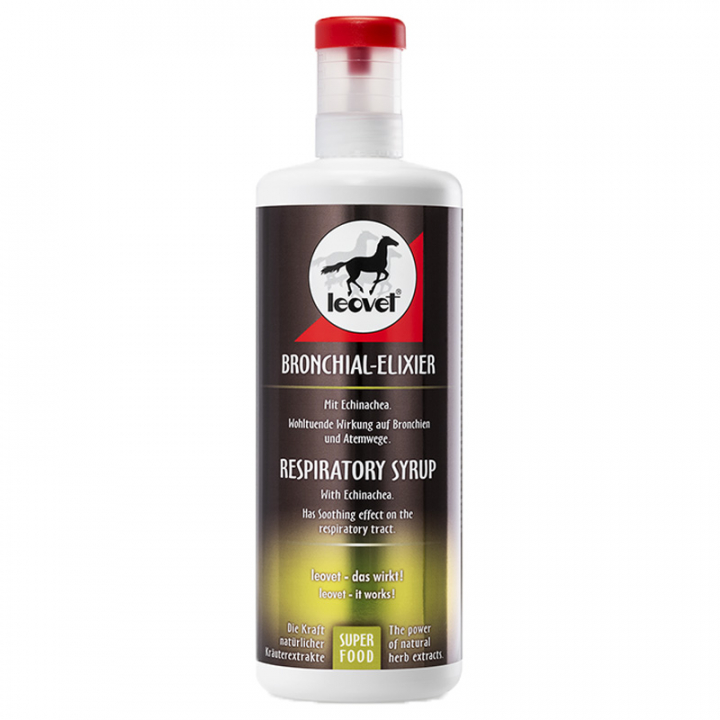 Bronchial Elixir Pustesirup 1000ml i gruppen Tilskudd / Tilskudd hest / Luftveier hos Equinest (LV021821)