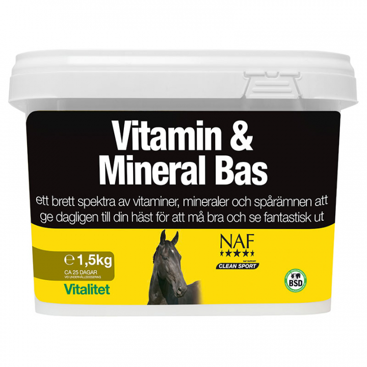 Vitamin & Mineral Bas i gruppen Tilskudd / Tilskudd hest / Vitaminer & Mineraler hos Equinest (NAF6015)