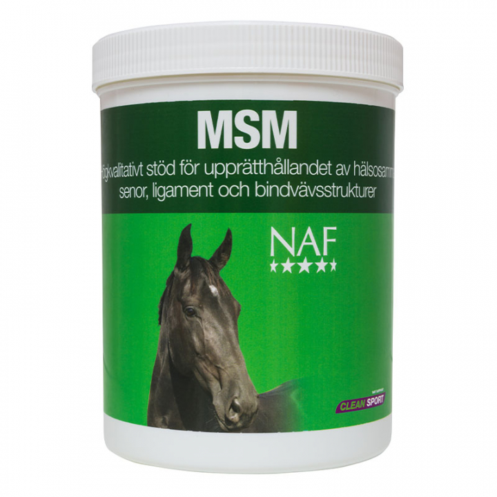 MSM Pulver i gruppen Tilskudd / Tilskudd hest / Ledd hos Equinest (NAF9)