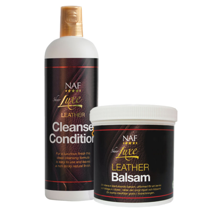Sheer Luxe Leather Duo i gruppen Stell & Pleie hos Equinest (NAFLEATHERKIT)