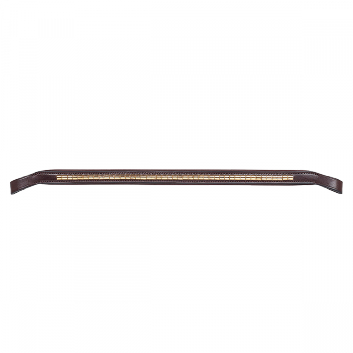 Pannebånd Clincher Brun/Gull i gruppen Hesteutstyr / Hodelag & Pannebånd / Pannebånd hos Equinest (SC013PBB0423BR)