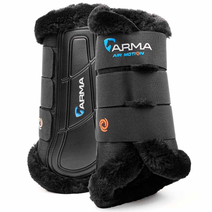 Treningsbeskyttere Air Motion Supafleece Svart i gruppen Hesteutstyr / Belegg & Bandasjer / Dressur- & Treningsbelegg hos Equinest (SH104700BA_r)