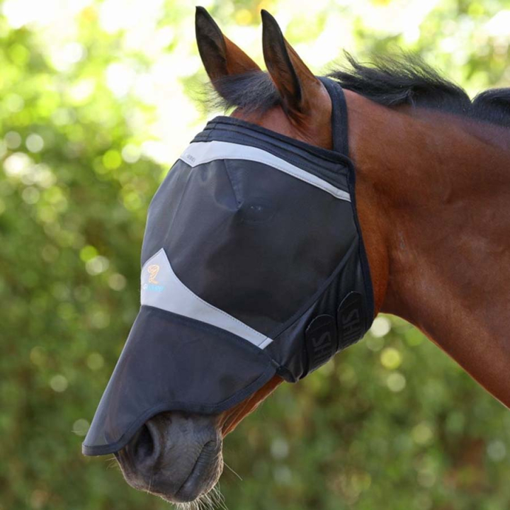 Fluemaske Fine Mesh without Ears with Nose Svart i gruppen Fluebeskyttelse / Fluemasker hos Equinest (SH108680BA_r)