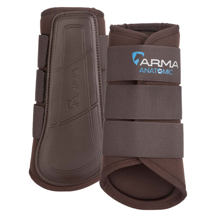 Treningsbeskyttere Neoprene Brun i gruppen Hesteutstyr / Belegg & Bandasjer / Dressur- & Treningsbelegg hos Equinest (SH170ABR)