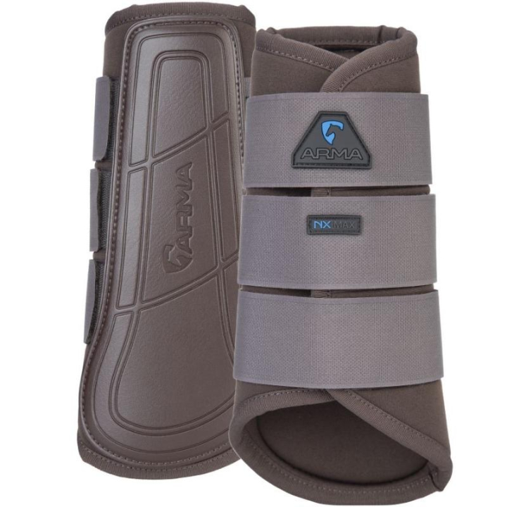 Treningsbeskyttere NX-MAX Neoprene Brun i gruppen Hesteutstyr / Belegg & Bandasjer / Dressur- & Treningsbelegg hos Equinest (SH170ABR)