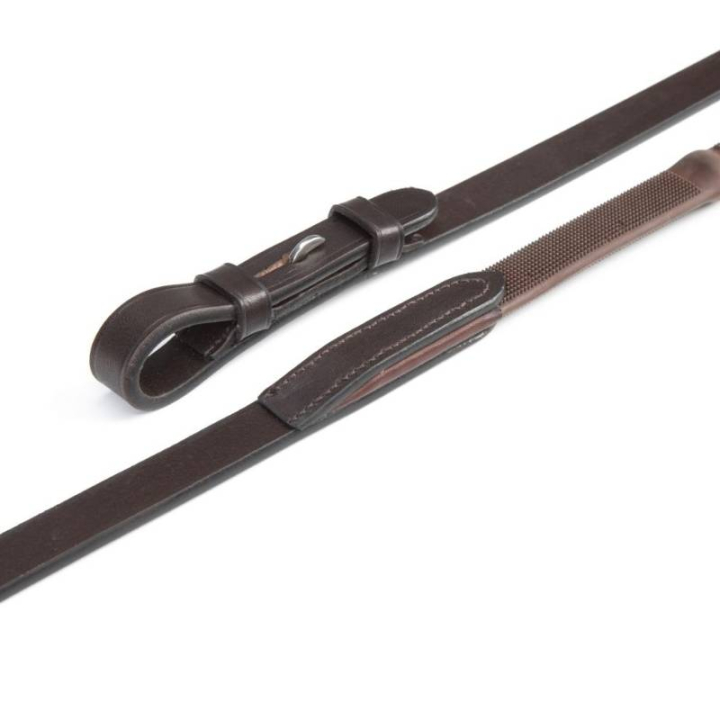 Tøyler LUSSO Elite Pro Brun i gruppen Hesteutstyr / Tøyler / Gummitøyler hos Equinest (SH515203BR_r)