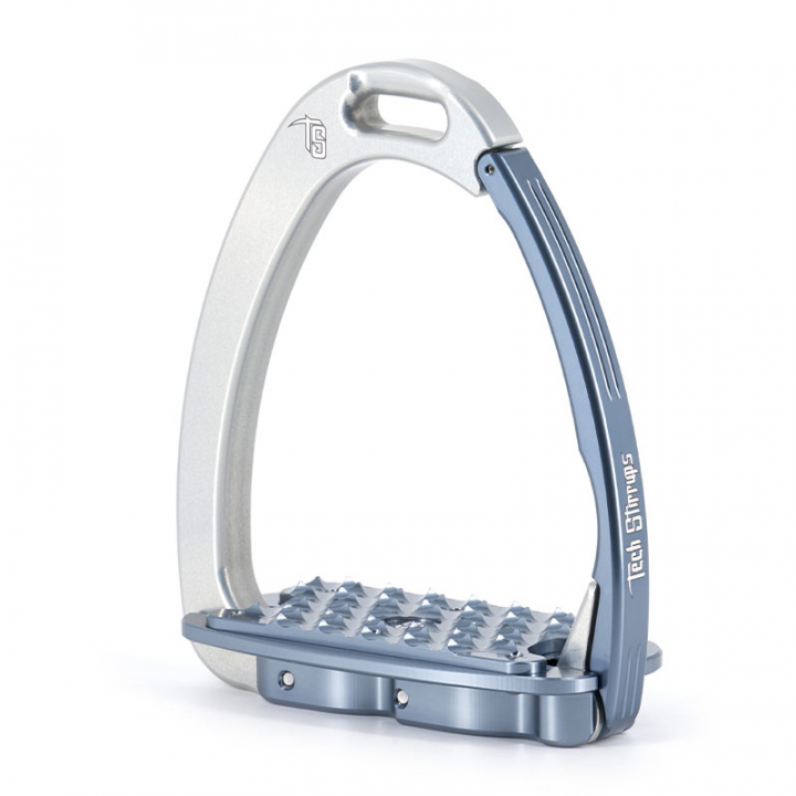 Stigbøyler Venice Sloped EVO Silver/Titan i gruppen Hesteutstyr / Stigbøyler hos Equinest (TSVESITI)