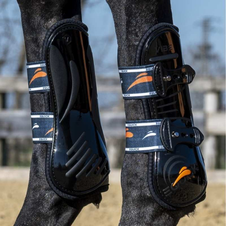Senebelegg Vibe Svart i gruppen Hesteutstyr / Belegg & Bandasjer / Sprangbelegg hos Equinest (VIBFLNBA_r)
