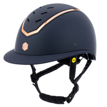 Ridehjelm MIPS Kylo Matte Wide Peak Marineblå/Roségull