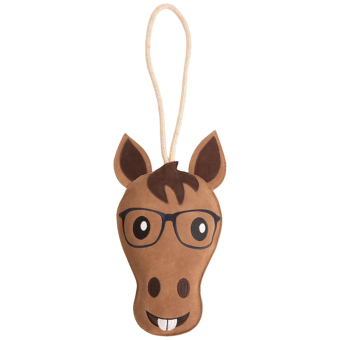 Hesteleke Equimojis The Brainiac Brun