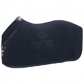 Fleecedekken Shetty Fleece Stamp Heritage Marinblå