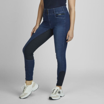 Ridebukser Candela DuraGrip Jeans FG Marineblå