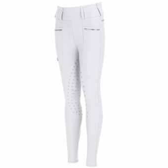Ridebukser Barn/Junior Lilith SD Full Grip Hvit