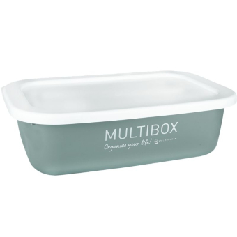 Multibox med Lokk 3L Grønn