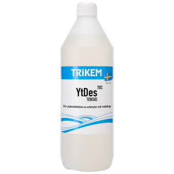 Overflatedesinfeksjon YtDes 70% med Tensid 1000ml