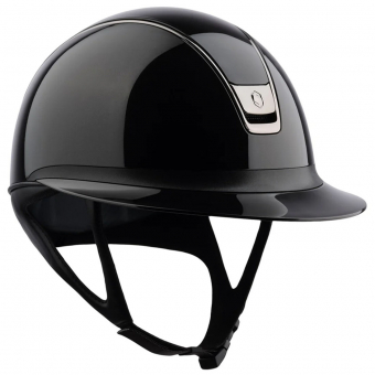 Ridehjelm Miss Shield Glossy 2.0 Black Chrome Svart