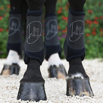 Dressurbeskyttere Absolute Front Velcro Svart