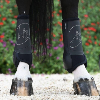 Dressurbeskyttere Absolute Rear Velcro Svart
