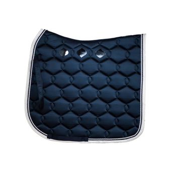 Dressursjabrak Glossy Wave Marinblå