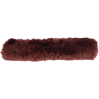 Noseband Sheepskin Brun