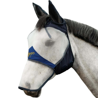 Fluemaske Pro med Ører og Nese Hvit/Marinblå