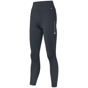 Vinterridetights Classic Brushed Full Grip Marineblå
