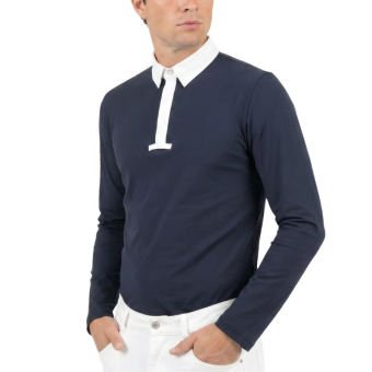 Stevneskjorte Herre Classic Long Sleeve Marineblå