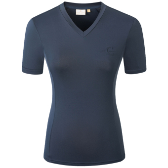 T-skjorte V-Neck Marineblå