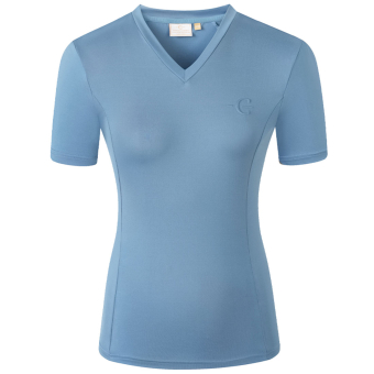 T-skjorte V-Neck Blå