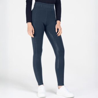Vinterridetights Ella Full Grip Marineblå