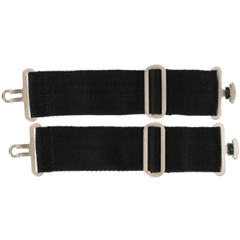 Dekkengjordforlengere 2-pack Svart
