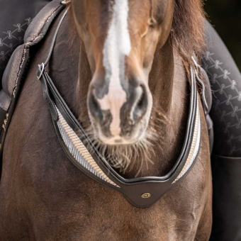 Halsring Lær Whisper NH Svart