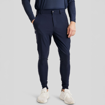 Ridebukse Herre MoBen Knee Grip Marineblå